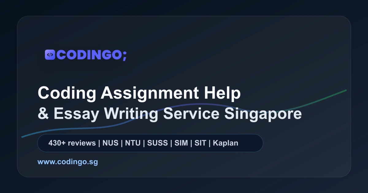 Coding Assignment Help & Essay Writing Service Singapore